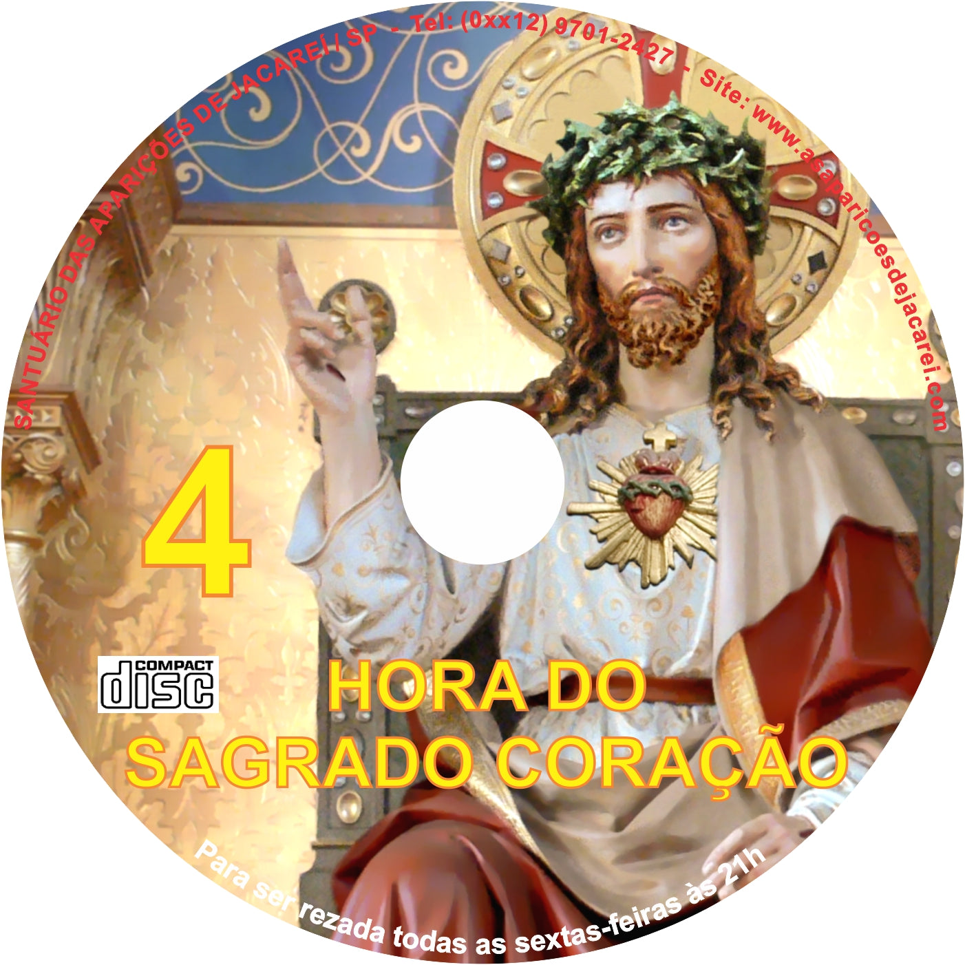 CD Hora do Sagrado Coração 4 CD Hora do Sagrado Coração 4